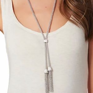 Judith Ripka Sterling Silver Verona Tassel Necklace